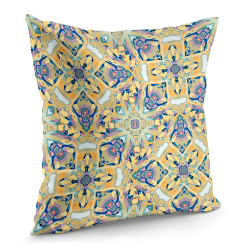 Image of Colorful Exotic Ornate Print Pillow Cover