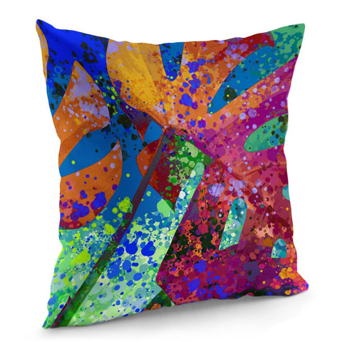 Image of Watercolor Monstera Pillow Cover
