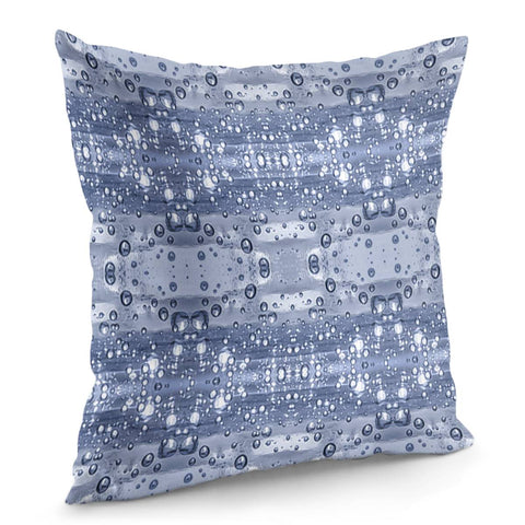 Image of Drop Water Collage Print Pattern Pillow Cover