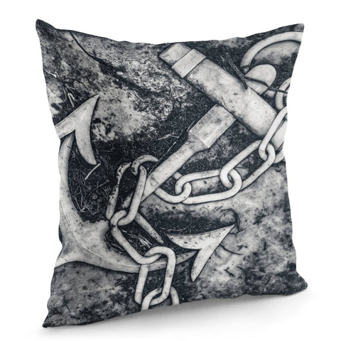 Image of Anchor Sculpture Photo Pillow Cover