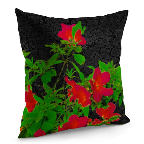 Image of Dark Pop Art Floral Poster Pillow Cover