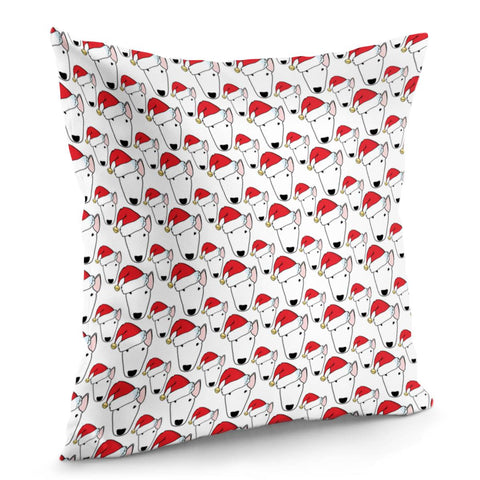 Image of Santa Bully Christmas Pattern Pillow Cover