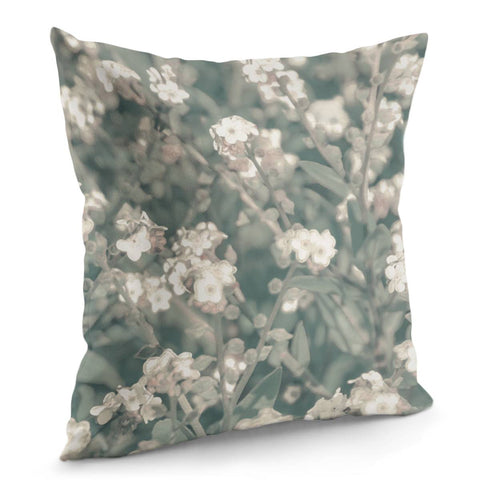 Image of Beauty Floral Scene Photo Pillow Cover