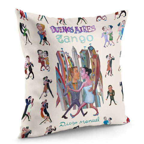 Image of Tango Dancers Pillow Cover