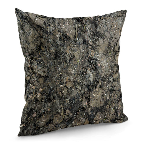 Image of Grunge Organic Texture Print Pillow Cover