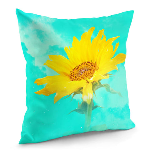 Image of It'S The Sunflower By #Bizzartino Pillow Cover