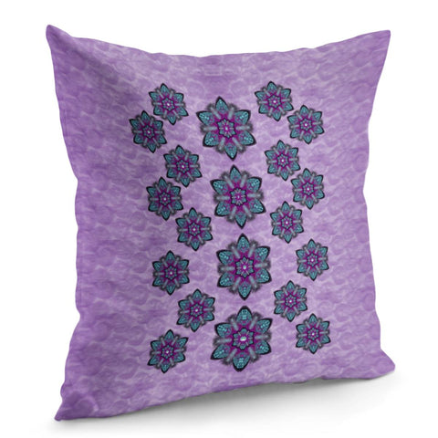 Image of A Gift With Flowers Stars And Bubble Wrap Pillow Cover