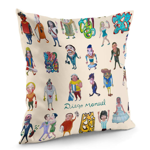 Image of Neighborhood People Pillow Cover