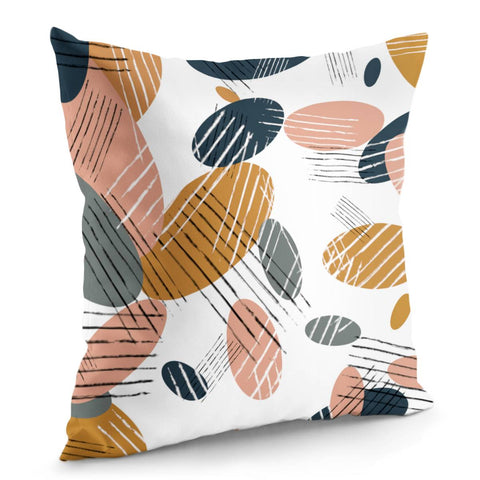 Image of Abstrait Ronds Scandinave Pillow Cover