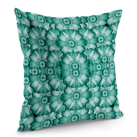 Image of Sea And Florals In Deep Love Pillow Cover