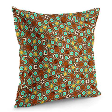 Image of Colorful Modern Geometric Print Pattern Pillow Cover