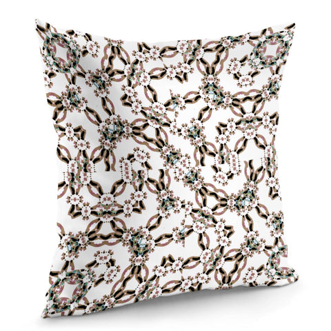 Image of Luxury Modern Fractal Print Pillow Cover