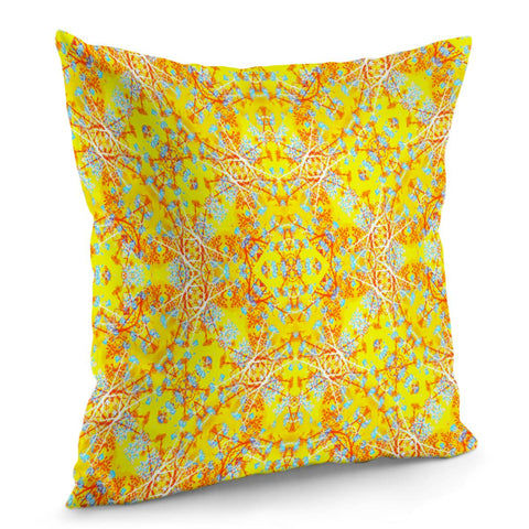 Image of Vivid Warm Ornate Pattern Pillow Cover