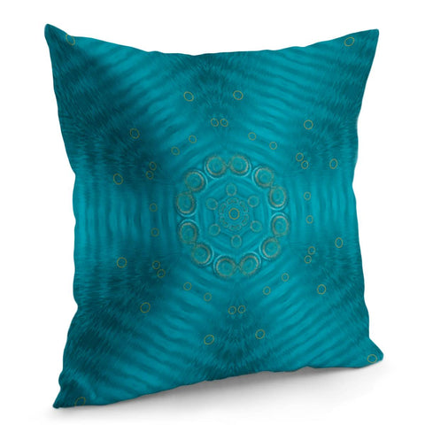 Image of Spiritual Sun Is Raising Over The Peace Of Mind Sea Pillow Cover