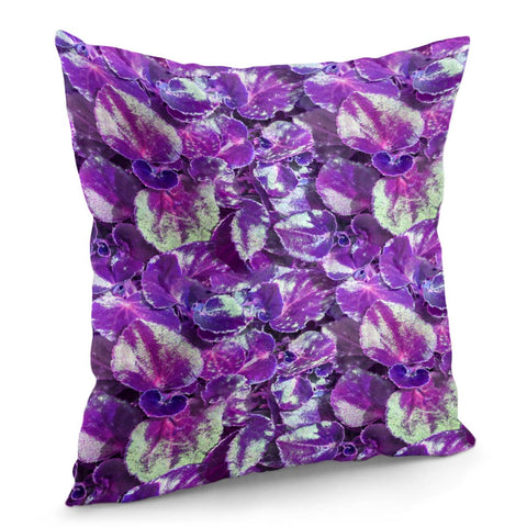 Image of Botanical Motif Pattern Design Pillow Cover