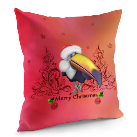 Image of Funny Coutan Wish You A Merry Christmas Pillow Cover