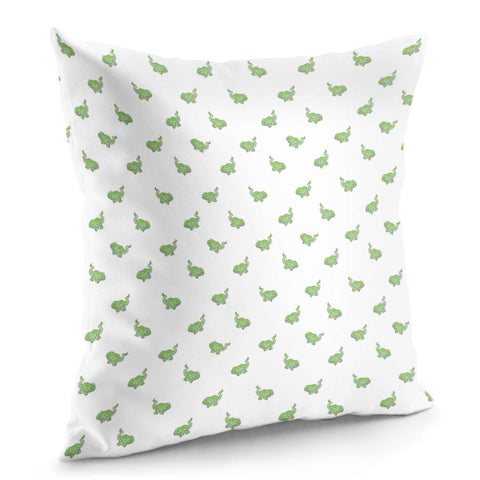 Image of Iguana Sketchy Cartoon Style Drawing Pattern Pillow Cover