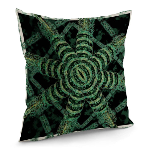 Image of Digital Art Collage Ornate Artwork Pillow Cover