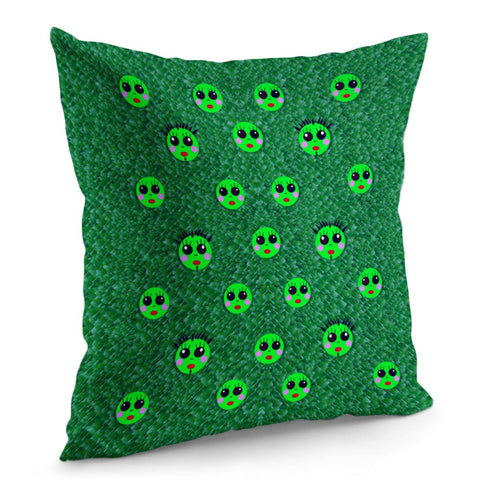 Image of Smiling Happy Ones In The Fauna Pillow Cover