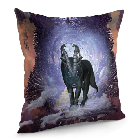 Image of Awesome Black Wolf Pillow Cover