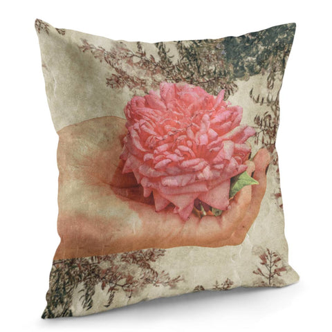 Image of Beauty Concept Photo Collage Illustration Pillow Cover