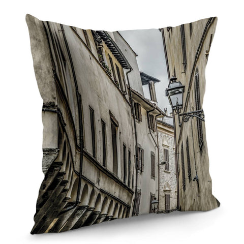 Image of Houses At Historic Center Of Florence, Italy Pillow Cover