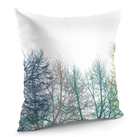 Image of Multicolor Graphic Botanical Print Pillow Cover