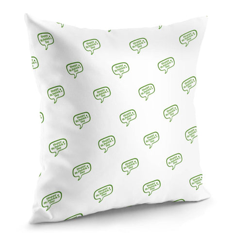 Image of Happy St Patricks Day Symbol Motif Pattern Pillow Cover