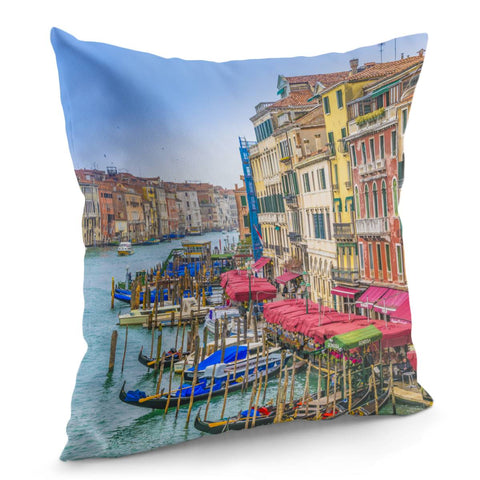 Image of Aerial View Grand Canal Of Venice, Italy Pillow Cover