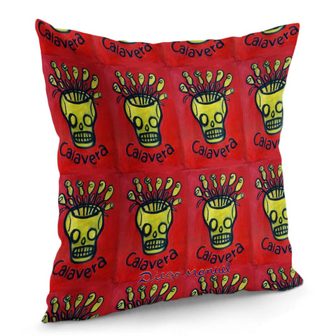 Image of Calavera Tapiz Pillow Cover