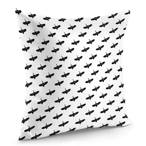 Image of Freedom Concept Graphic Silhouette Illustration Pillow Cover