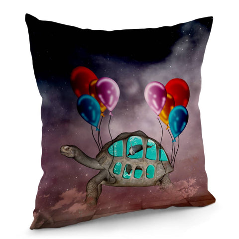 Image of Funny Turtle Pillow Cover