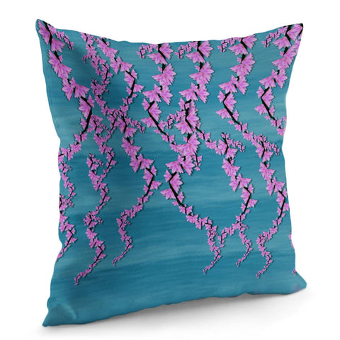 Image of Sakura Trees Calming And So In Peace Pillow Cover