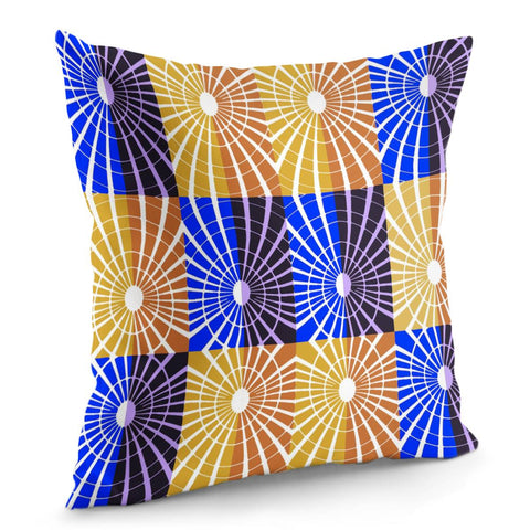 Image of Blue Gold Shine Pillow Cover