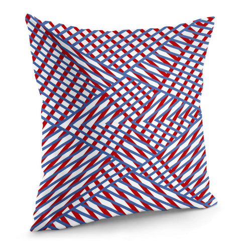 Image of Patriotic Line Pillow Cover