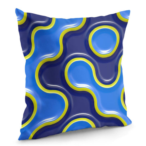 Image of Blue Marble Pillow Cover