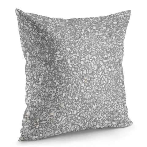 Image of Gray Seamless Terrazzo Pillow Cover