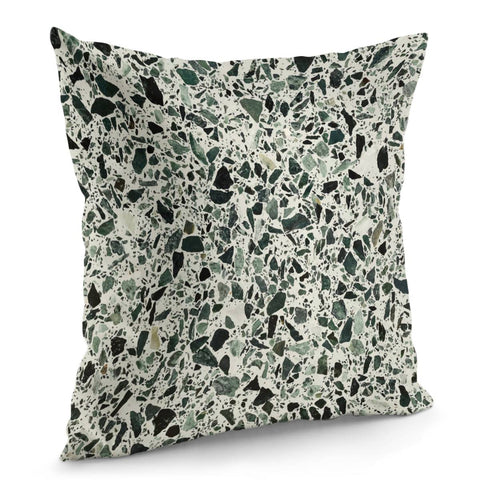 Image of Green Seamless Terrazzo Pillow Cover