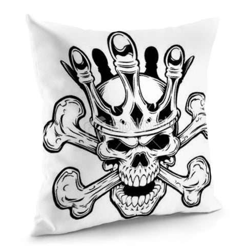 Image of King Skull Designs Pillow Cover