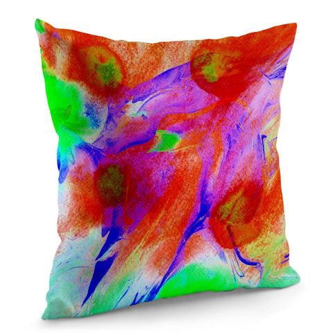 Image of Red Abstract Pillow Cover