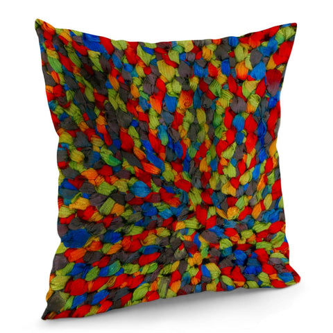 Image of Rainbow Weave Pillow Cover