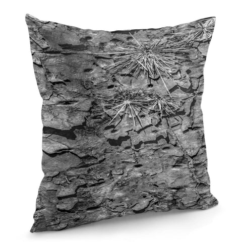 Image of Black And White Texture Print Pillow Cover