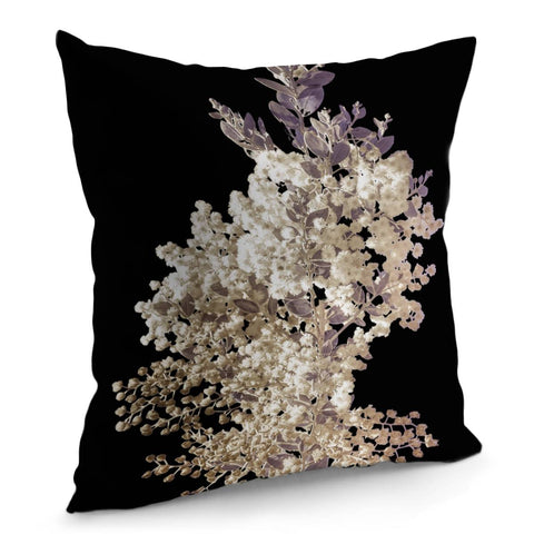 Image of Botanical Motif Minimalistic Style Artwork Pillow Cover