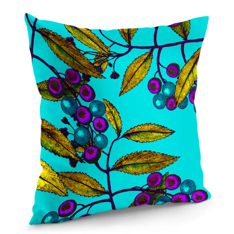 Image of Branch With Berries Pillow Cover