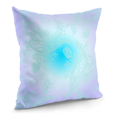 Image of Blue Pillow Cover