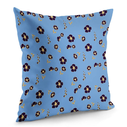 Image of Blue Pillow Cover