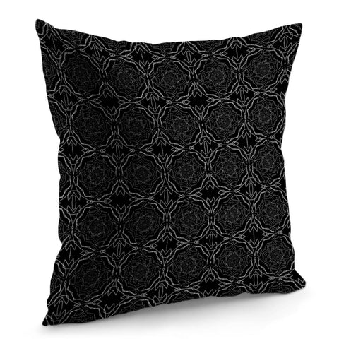 Image of Black Textured Pillow Cover