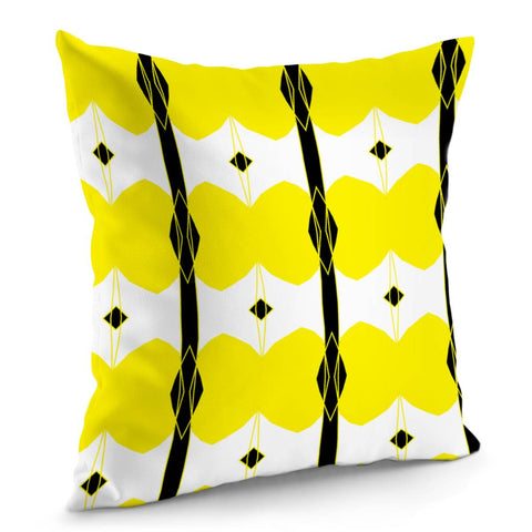 Image of Black Straws Pillow Cover