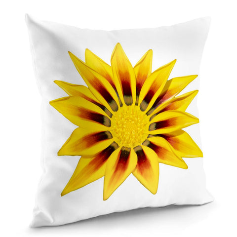 Image of Yellow Flower Drawing Pillow Cover