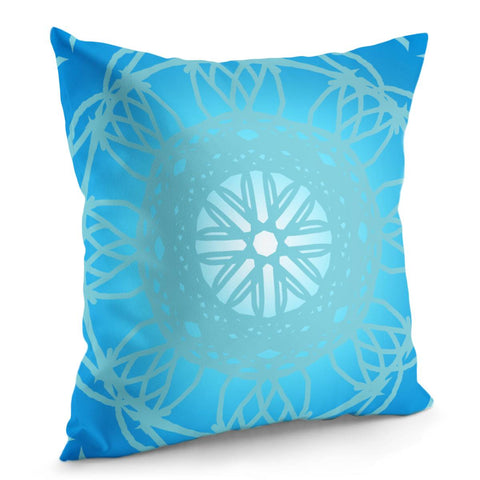 Image of Blue Pillow Cover